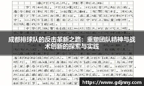 成都排球队的反击革新之路：重塑团队精神与战术创新的探索与实践